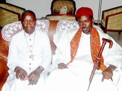 Audience en compagnie du guide religieux